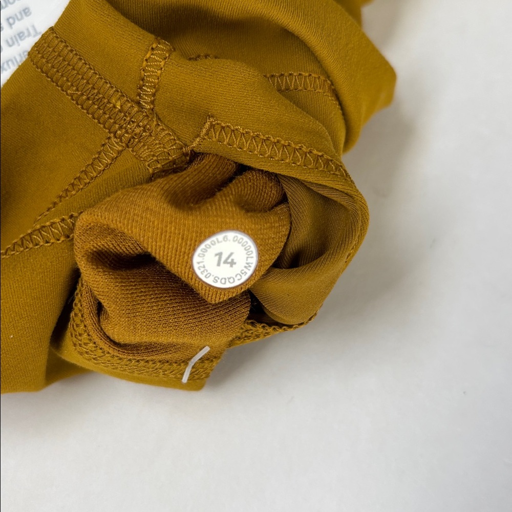 Lululemon Wunder Under Train High Rise 25” Leggings Gold Spice Workout Womens 14 - Picture 8 of 16
